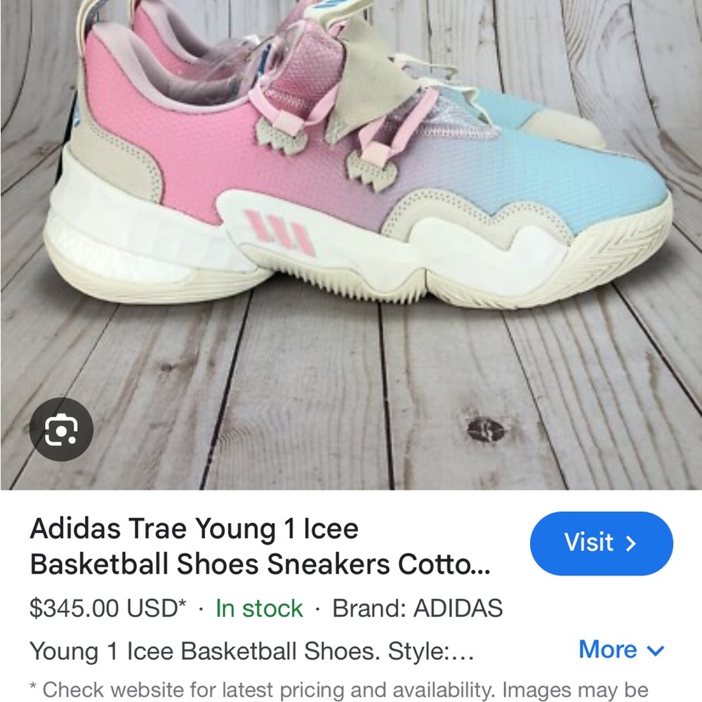 Adidas Limited Addition ICEE Basketball shoes - Picture 8 of 8
